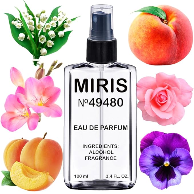 MIRIS No. 49480, Inspired by Red Jeans, Long-Lasting Eau de Parfum for Women, Spray 3.4 Fl Oz / 100 ml