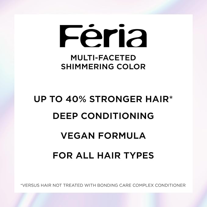 L'Oreal Paris Feria Multi-Faceted Shimmering Permanent Hair Color, 60 Crystal Brown (Light Brown), Pack of 2 Hair Dye Kit