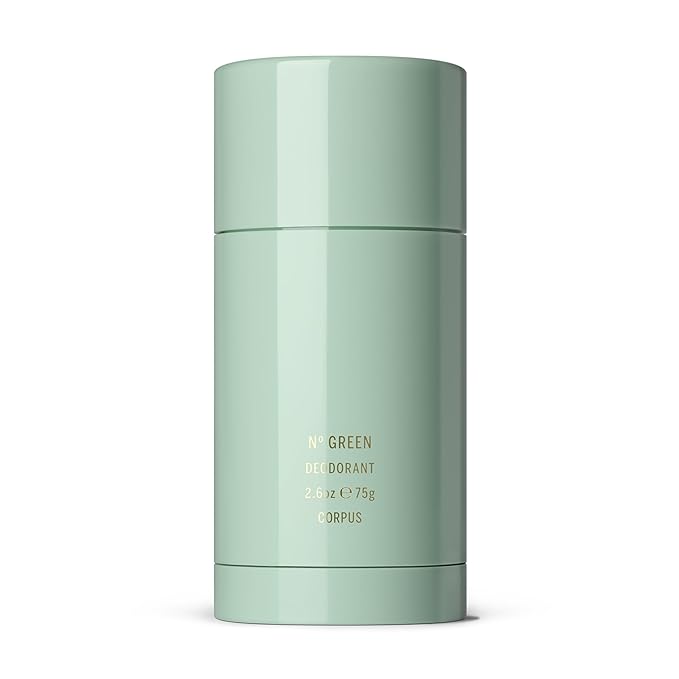 CORPUS - Natural Deodorant Stick For Sensitive Skin | Aluminium + Baking Soda Free | Unisex, Non-Toxic, Made In The USA (Nº Green)