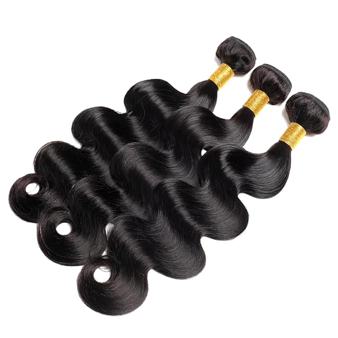 12 A Human Hair Bundles 16 18 20 Inch Body Wave Curly Bundles Human Hair 100% Unprocessed Brazilian Raw Virgin Hair 3 Bundles Body Wave Natural Color