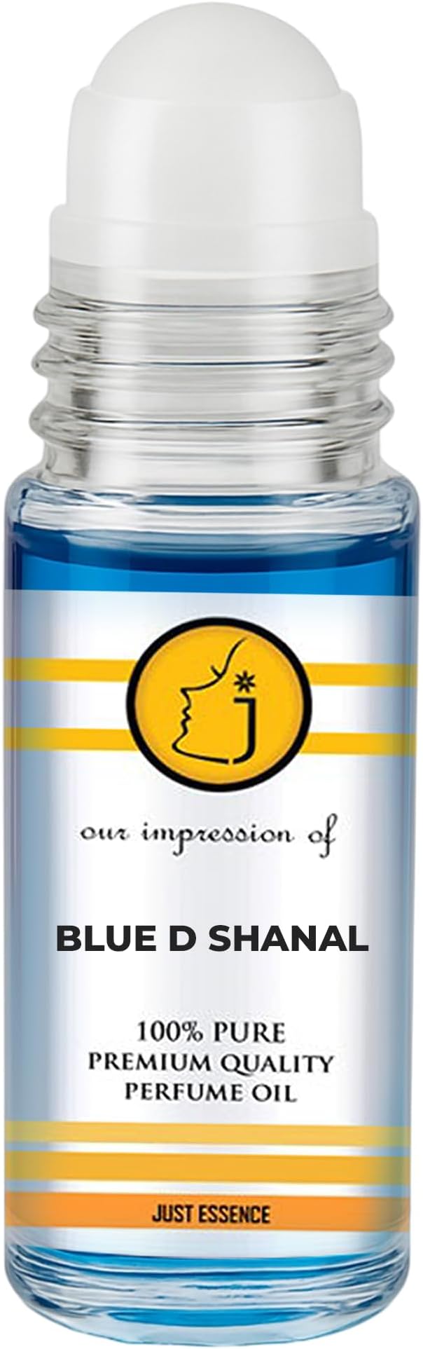 Blue D Shanal Fregrance Perfume Oil from France | Roll On | Premium Quality Concentrated Fragrance | Pure Perfume & Cologne Oil for Personal Body Use | 1 Fl Oz