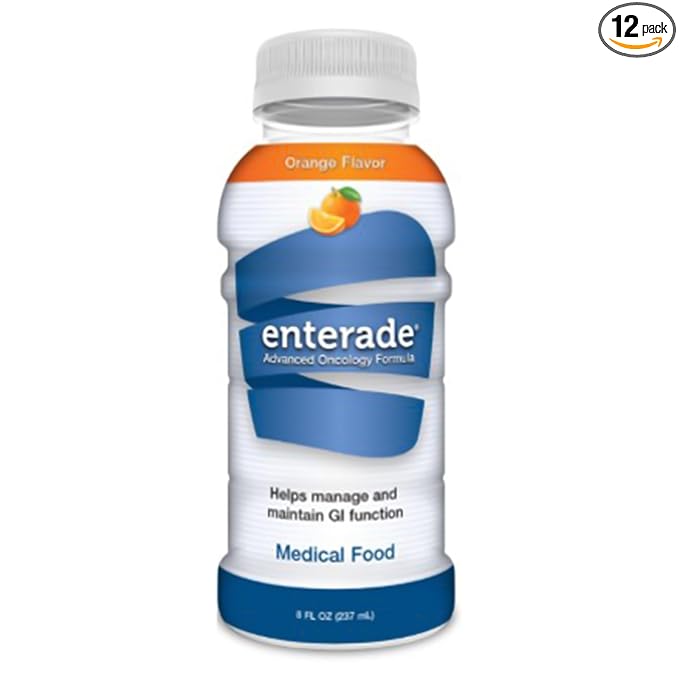 enterade Advanced Oncology Oral Supplement Orange 8 oz Bottle 12 Ct