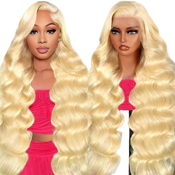 Tuneful 30 Inch 613 13x6 Lace Front Wig Human Hair Body Wave Blonde Wig Human Hair 613 HD Lace Frontal Wigs Human Hair for Women