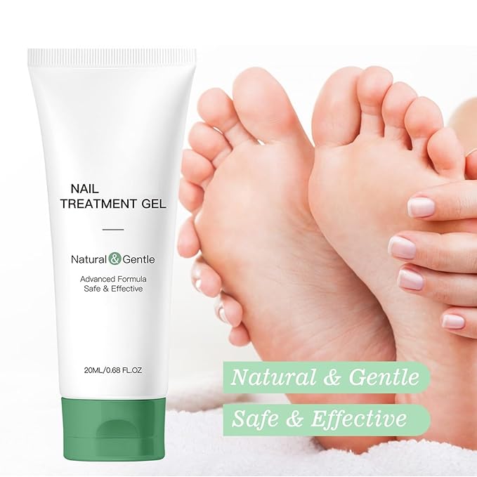 2Pcs Natural Nail Repair Gel, Nail Growth Repair Cream, Multi Purpose Nail Repair Foot Care Cream.