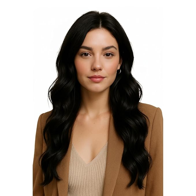 Full Shine U Tip Hair Extensions Human Hair 26 Inch 100 Grams Natural Black Keratin Tip Hair Extensions Remy Hair Invisible Utip Extensions Straight Long Hair add Length and Volume