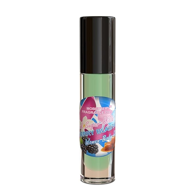 MOBETTER FRAGRANCE OILS Pink Sugar Berry Blaster Women Perfume Body Oil 1/3 oz roll on Glass Bottle