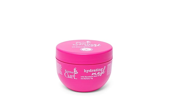 Kozma Curl Hydrating Mask, 10.14 fl oz 300ml, Silicone Free, Treatment for Curly Hair, Mask for Curly Hair, For all Curl Types, Curly Hair Products