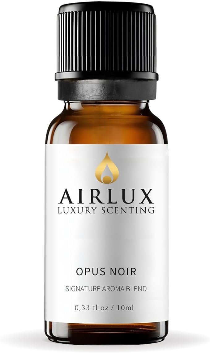 Signature Aroma Oil No. 034 Opus Noir – Aroma Oil for Cold Air & Waterless Diffusers and DIY Crafts – 10 mL, 0.34 fl oz Glass Bottle