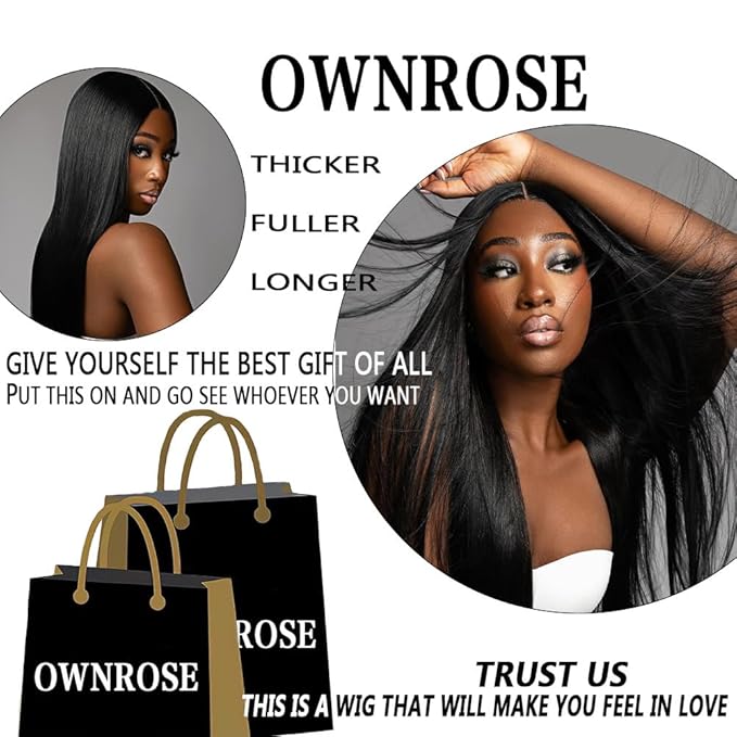 28 Inch Lace Front Wigs Human Hair Pre Plucked 200 Density Glueless HD Lace Frontal Wigs Human Hair with Baby Hair 13X6 Straight wig Lace Front Wigs for Women