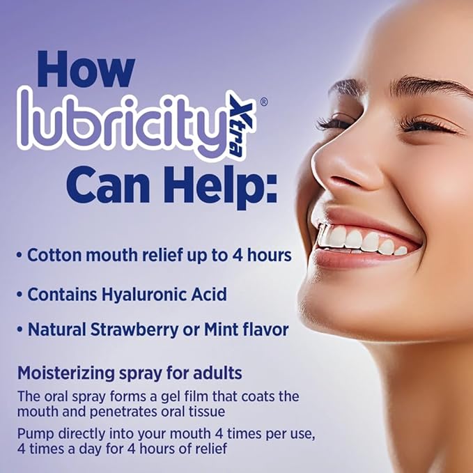 Moisturizer Oral Spray - Advanced Formula - Hyaluronic Acid and Xylitol, Saliva Substitute Oral Spray, The Most Satisfactory Solution in Dry Mouth Products (0.5 Fl. Oz., Mint)