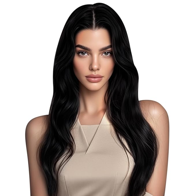 Sunny Hair Butterfly Hair Extensions Human Hair Jet Black Butterfly Genius Weft Hair Extensions Dual-Use Micro Bead Real Human Hair 18 Inch 100G
