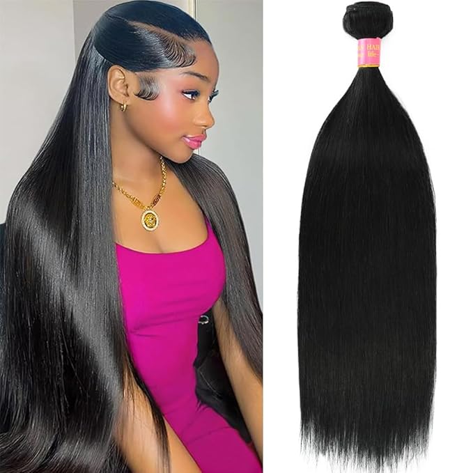 Straight Human Hair Bundles 12A Grade 20 Inch Bundles 100% Brazilian Virgin Weave Straight Hair Bundles Human Hair Natural Black
