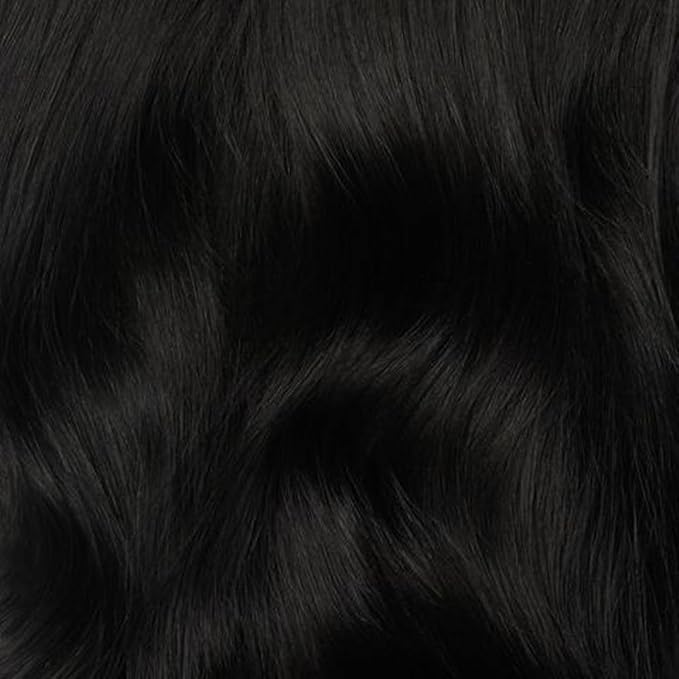 Luxy Hair 24" Off Black Classic Clip-In Hair Extensions (240 grams) 100% Remy Human Hair, Natural,Volume, 10-Piece Set, Blends Easily