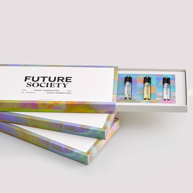 Future Society Fragrance Discovery Set - Luxury 6 Piece Perfume Sample Set - Travel Size Eau de Parfum Collection - Mini Fragrance Samples - Clean & Modern Unisex Perfumes - 2ml Each