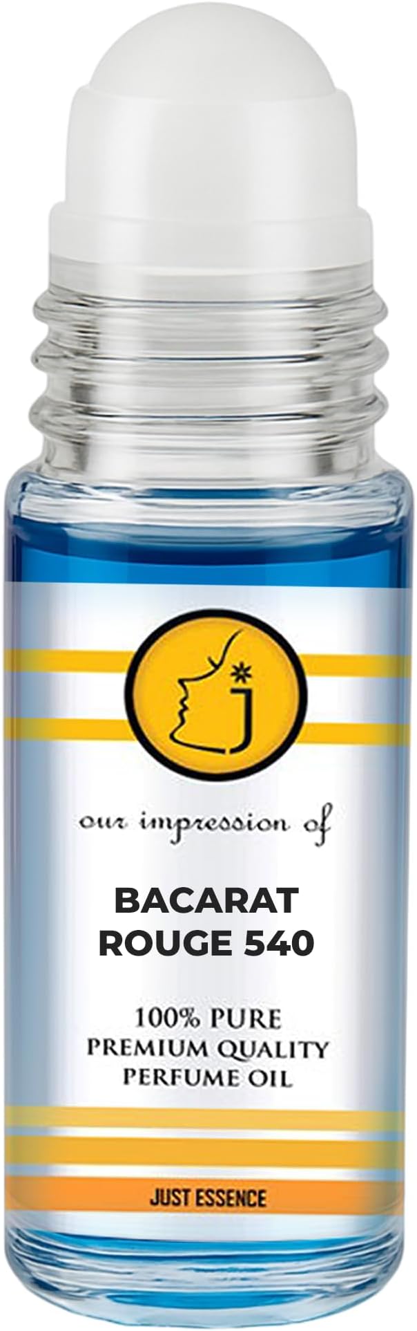 Bacarat Rouge 540 Fregrance Perfume Oil from France | Roll On | Premium Quality Concentrated Fragrance | Pure Perfume & Cologne Oil for Personal Body Use | 1 Fl Oz