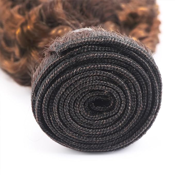 P430 Human Hair Bundles Color 30 Water Wave Bundle Brazilian Virgin Hair 3 Bundles 12 14 16 Inch Two Tone Color 4 and 30 Bundle Hair Weave