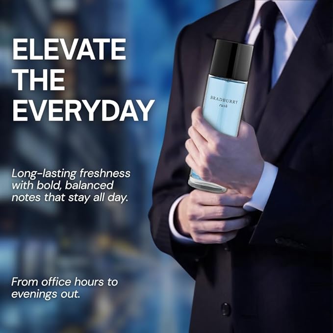 Perfume for Men –INSPIRED by A WORLD RENOWNED MEN’S PERFUME – Artemisia, Violet Leaf, Nutmeg, Vetiver – Fresh, Spicy, Elegant, Long-Lasting Eau De Parfum 100ml (3.4 fl oz)