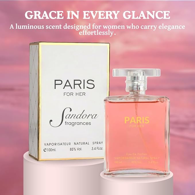 Perfume for Women – INSPIRED by A WORLD RENOWNED WOMEN'S PERFUME – Orange, Jasmine, Patchouli, Vanilla – Elegant, Floral, Fresh, Long-Lasting Eau De Parfum 3.4 fl oz
