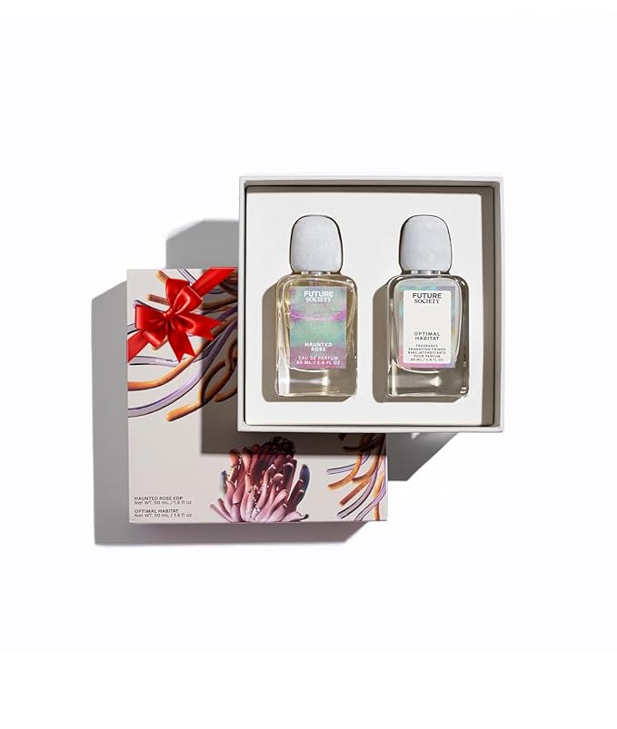 Future Society Haunted Rose Luxury Perfume & Fragrance Primer Gift Set - Includes Eau de Parfum & Optimal Habitat Fragrance Enhancing Primer and Extender - Beauty Gifts for Women