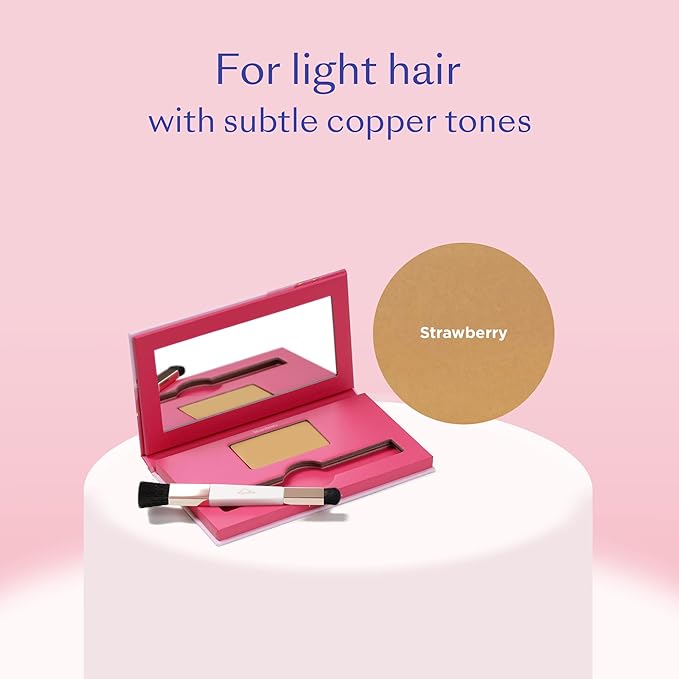 eSalon Thinning Hair Bundle, Root Touch Up + Brow Powder (Strawberry), 2% Minoxidil Hair Regrowth Treatment, Densifying Scalp Serum with Procapil + Redensyl