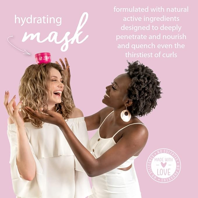 Kozma Curl Hydrating Mask, 10.14 fl oz 300ml, Silicone Free, Treatment for Curly Hair, Mask for Curly Hair, For all Curl Types, Curly Hair Products