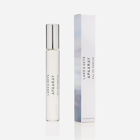 Lake & Skye Apaaray Eau de Parfum Travel Spray, Long Lasting, 0.5 fl oz (15ml) - Amber, Warm Fig, Sandalwood, Floral, Vegan, Paraben-Free, Cruelty-Free