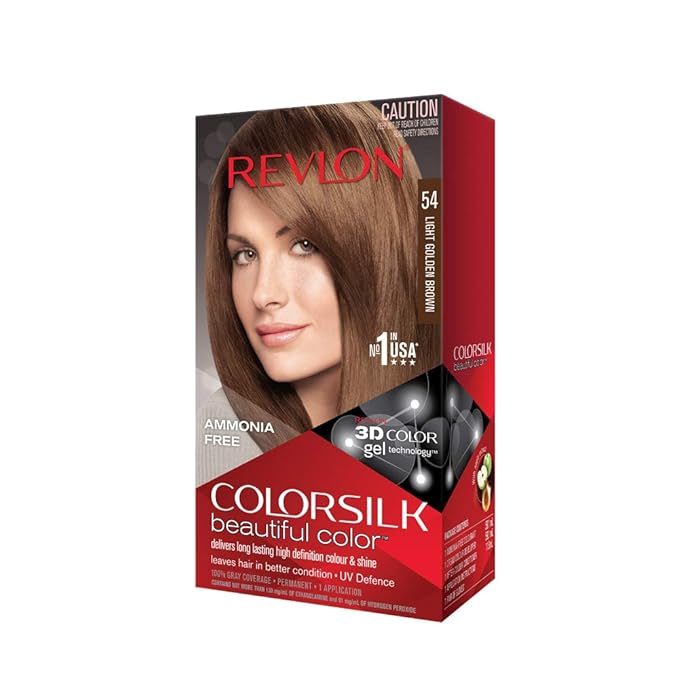 Revlon Colorsilk Haircolor, Light Golden Brown, (Pack of 3)