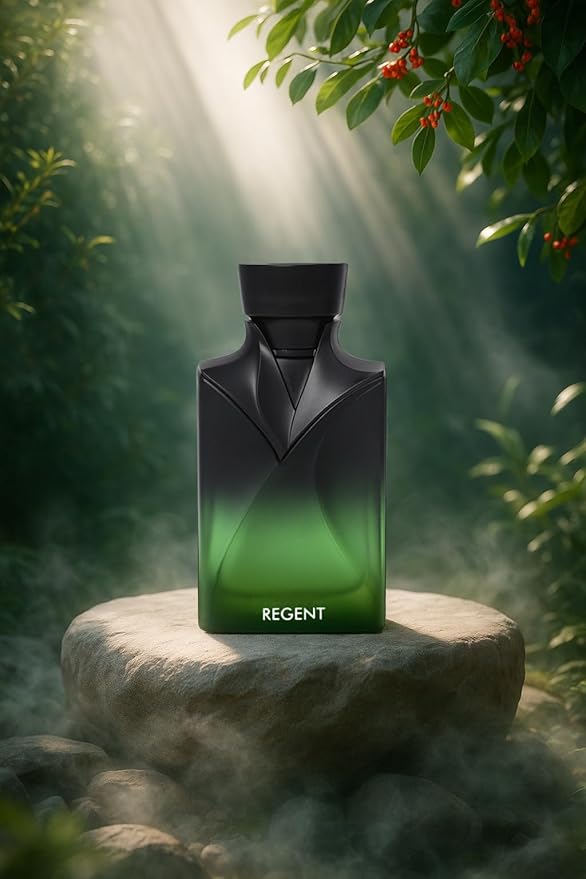 NASEEM Regent Aqua Perfume for Men 90ml – Fresh Fruity Long-Lasting Eau De Parfum | Alcohol-Free Men's Fragrance with Bergamot, Pineapple, Black Currant, Birch, Musk & Vanilla | Masculine Scent