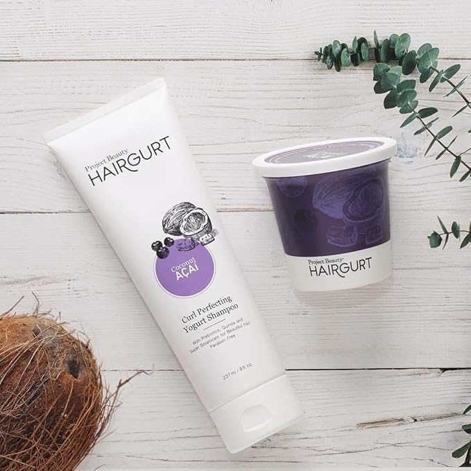 Coconut Acai Curl Perfecting Hair Set – Shampoo + Conditioner + Mask – Defines & Moisturizes Curly and Wavy Hair – Sulfate-Free, Natural Ingredients
