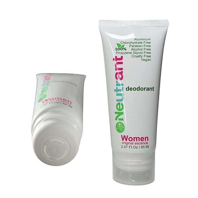 Natural Mineral Alum Deodorant, Chemical-Free, Moisturizing Skin Care Formula for Women