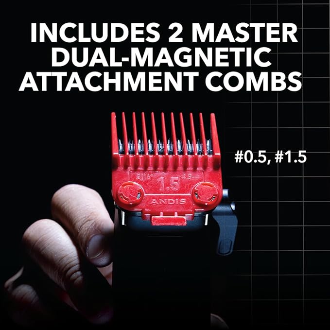 Andis 563530 Envy II Cordless Professional Barber Hair Clipper, Adjustable, Comfort Grip, Kenny Duncan Limited Edition