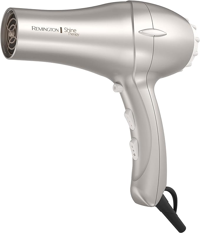 REMINGTON Shine Therapy Argan Oil & Keratin Hair Dryer/Blow Dryer (Pack of 2)