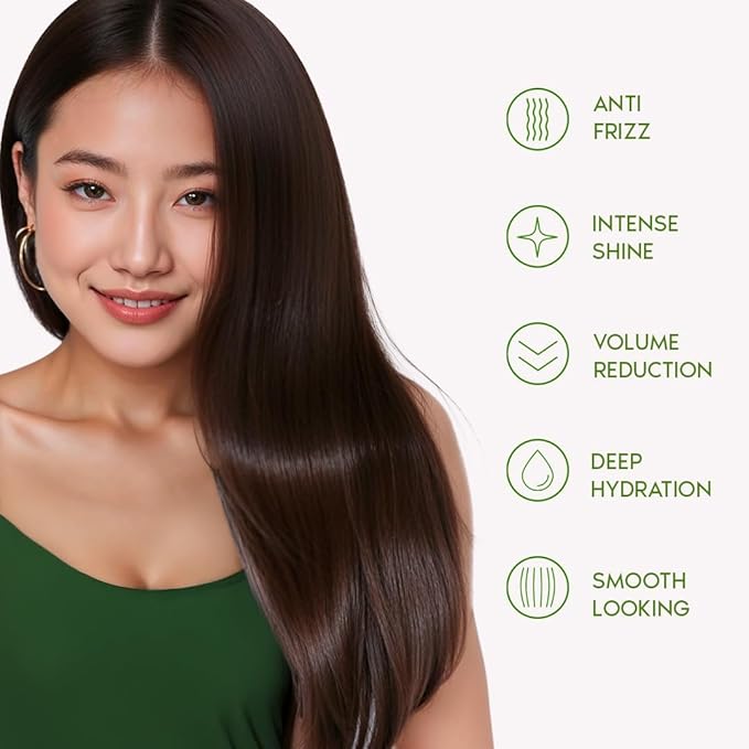 I Belli Capelli Ravenna Hair Straightening Kit – Organic Hair B-tox & Repair Oil – Anti-Frizz, Intense Hydration, Shine – Formaldehyde-Free – B-otox Hair Treament For All Hair Types (2-Pack)