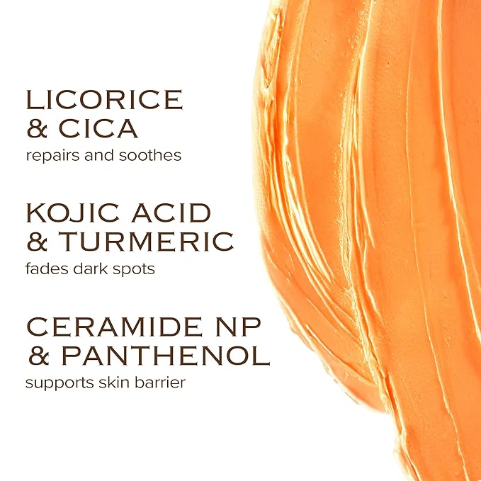 KOJIC ACID TURMERIC CLEANSING CREME| Balm to Oil Cleanser | Makeup Remover Cleansing Cream | No Eye Stinging | Helps Even Tone & Fade Hyperpigmentation w/Consistent Use 100ml / 3.38 Fl Oz