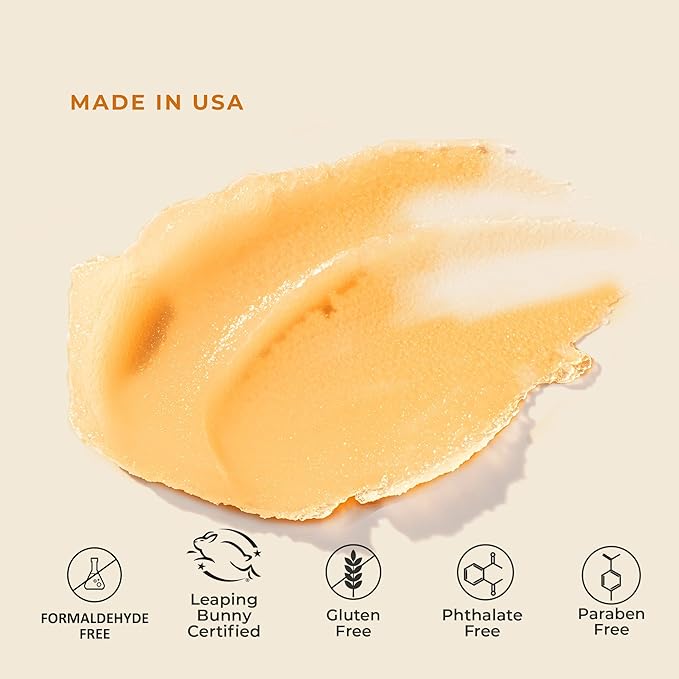 Unscented Lip Balm Hydrating for Dry Lips - Lip Moisturizer with Castor Oil and Beeswax, Chapped Lip Repair, Restores Smoothness, Barrier Protection, Fragrance-Free and Gentle - 0.15 Fl oz (Pack of 3)