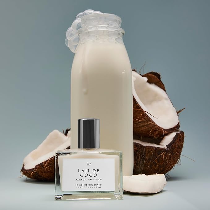Le Monde Gourmand Lait de Coco Spray Eau de Parfum - Coconut, Vanilla, Bergamot Perfume Notes - 1 fl oz (30 ml)
