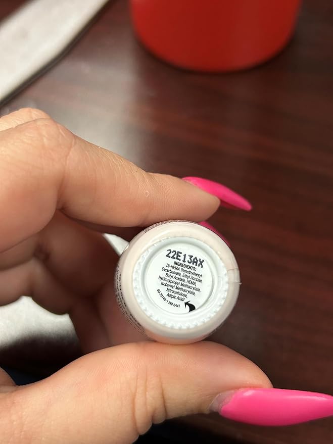 RC Red Carpet Manicure Fortify & Protect Pink Pearl Gel Polish for Strong, Healthy Nails - Infused with Vitamin A & Biotin - (Fairytale Ending) Led Nail Gel Color, 0.3 Fl Oz