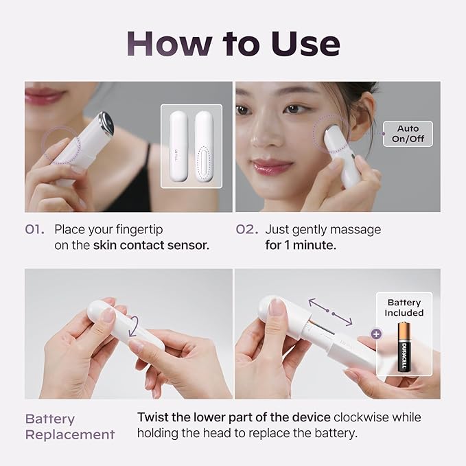 Superform Galvanic Booster Aqua Mint, 1min booster for ageless skin, anti-aging and firming pocket booster, Korean skincare, glow on the go, Serum booster device, Gift, Stocking Stuffers