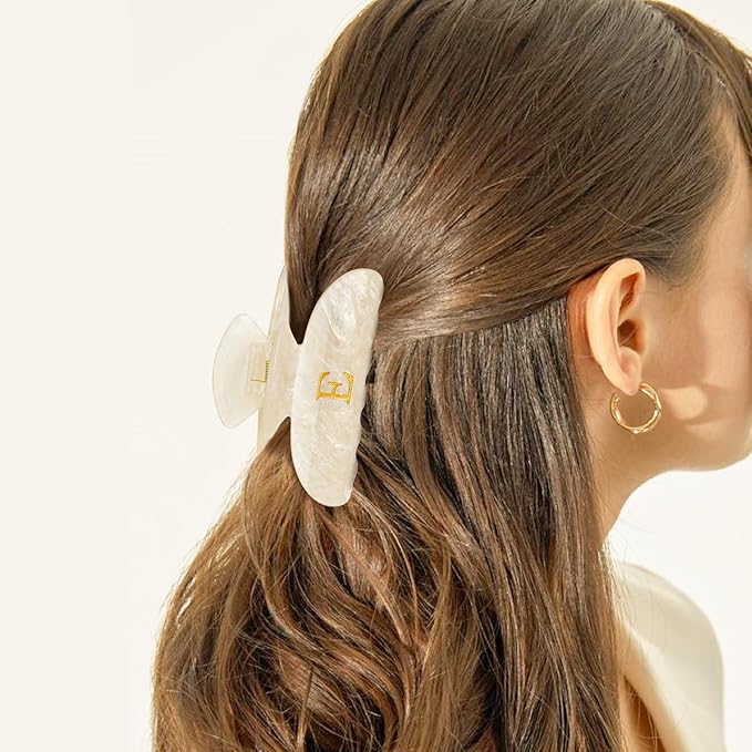Christmas Gifts for Teenage Girls Birthday Gift for Girls Cute Hair Clips Initial Claw Teacher Gifts for 3 4 5 6 7 8 9 10 11 12 13 Year Old Girl Christmas Gift for Women - Gold,S