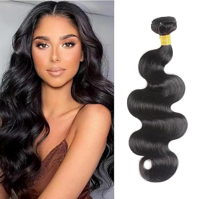 12 A Human Hair Bundles 18 Inch Body Wave Curly Bundles Human Hair 100% Unprocessed Brazilian Raw Virgin Hair 1 Bundles Body Wave Natural Color