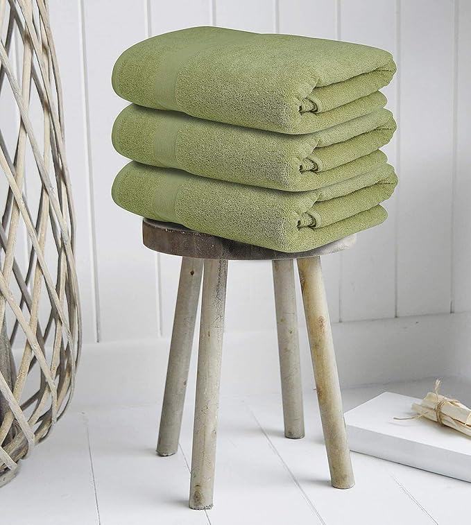 Softolle Luxury Bath Towels Set of 4 (27” x 54”) | Towels for Bathroom | Super Soft | Highly Absorbent Towels for Home, Spa, Gym (Sage Green)