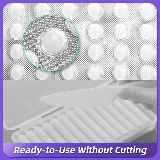 Orthodontic Wax for Braces - 180 Dental Wax Dots | Hygienic Individual Wraps, Unflavored
