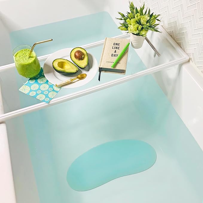 Luxury Body Stopper, Anti-Slip Spa Accessory, Holds Reclined Position in Bath to Fully Release Tension, Bathe Comfortably Hands Free, and Keep Your Hair Dry. Recline, Relax, Stay Put!
