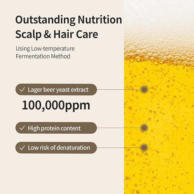 BENTON Beer Yeast Shampoo, Hair Loss Relief Biotin Shampoo for Thinning Hair – Volumizing, Regrowth Therapy, Scalp Calming – Paraben, Sulphate Free - 16.0 fl.oz.