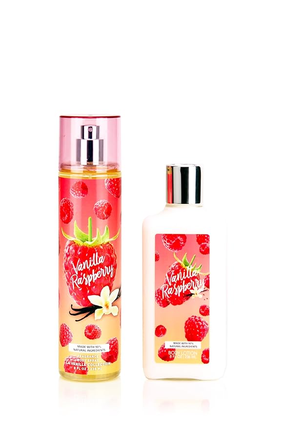 Vanilla Collection Body Mist and Lotion Set (Vanilla Raspberry)