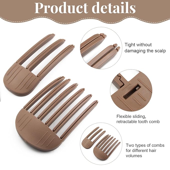 Volumizing Hair Clips for Women - Hair Volume Clips Volumizing Hair Root Clips for Fluffy Bangs Hair Styling Tools