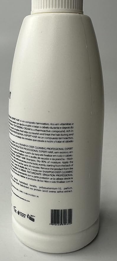 Expert Hair Sensation Keratin Hair Treatment Brazilian 100ml (2Pack) + Deep Cleansing Shampoo 30ml -Anti Frizz, Long Lasting Results-Keratina Para Alisar El Pelo, Keratina Brasileña– Complete Set