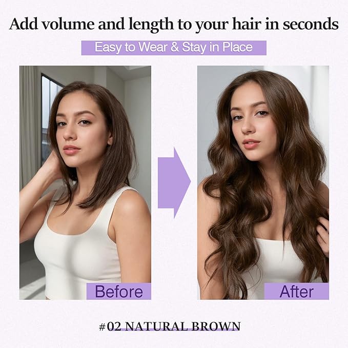 Halo Hair Extensions Real Human Hair,Halo Hair Extension 100% Human Hair, Wire Hair Extensions,Straight Warm Brown 14inch/60g
