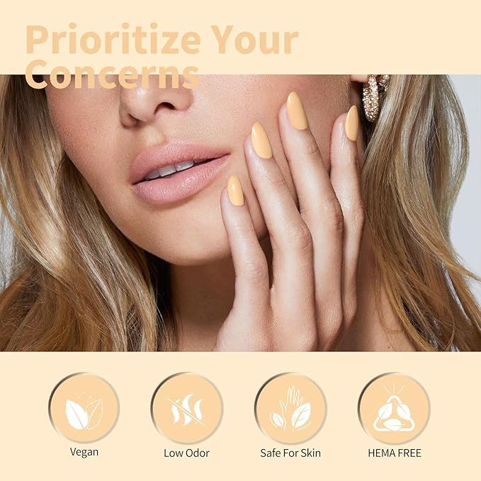 CANNI Pastel Yellow Gel Nail Polish, 1Pcs Pale Light Yellow Gel Polish Color High Gloss Soak Off U V Manicure Salon DIY