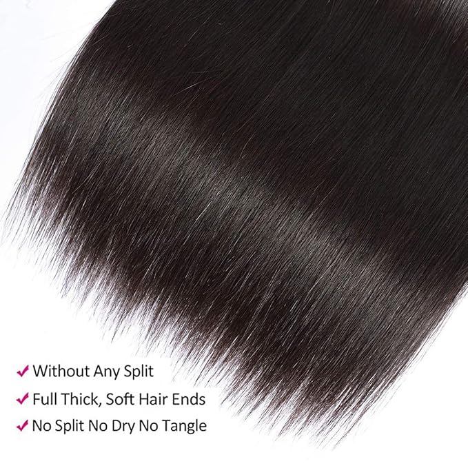 Human Hair Bundles Straight Hair Bundles 20 20 20 Inch Brazilian 100% Unprocessed Virgin 3 Bundles Human Hair for Black Women